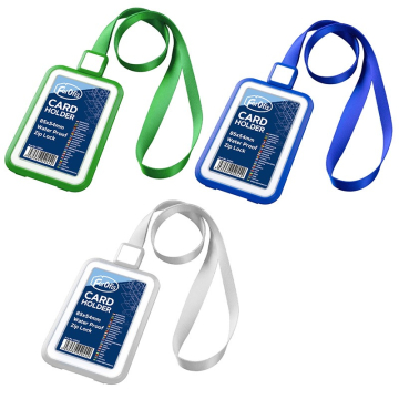 Name badge with Lanyard, Water-Resistant (plastic) FOROFIS 85x54mm