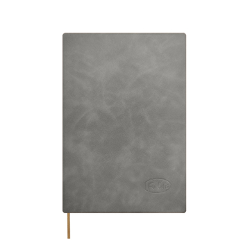 Datebook Forofis, A5, lined, without dates, soft cover, grey, 120sh.